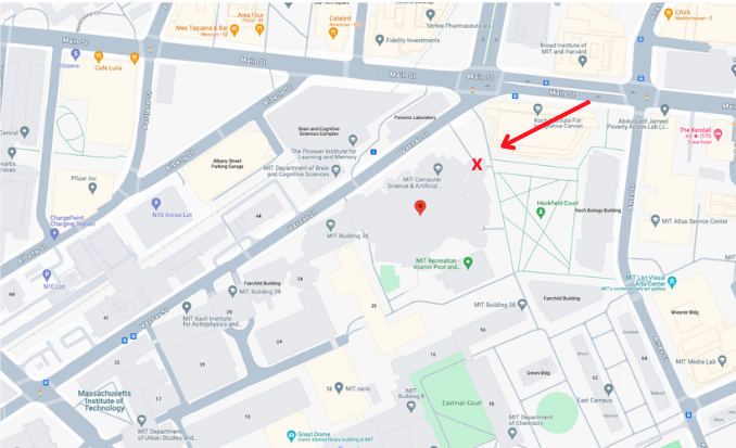 screenshot of google maps